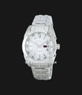 Seiko Automatic SRP001K Day and Date White Dial Silver Stainless Steel-0