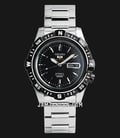 Seiko 5 Sports SRP139K1 Automatic Black Dial Stainless Steel Strap-0