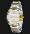 Seiko Automatic SRP176J Day and Date Silver Dial Two Tone Gold Stainless Steel-0