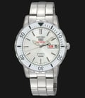 Seiko 5 Sports SRP189K1 Automatic White Dial Stainless Steel Strap-0