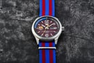 Seiko 5 Sports SRP305K1 Barcelona Automatic Red Patterned Dial Dual Tone Nylon Strap-5