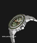 Seiko 5 Sports SRP349K1 Automatic Army Green Dial Stainless Steel Strap-1