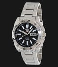 Seiko 5 Sports SRP357K1 Automatic Black Dial Stainless Steel Strap-0