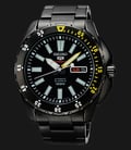 Seiko 5 Sports SRP363K1 Automatic Black Dial Black Stainless Steel Strap-0