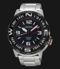 Seiko Automatic SRP445K1 Superior Black Dial Stainless Steel Strap-0
