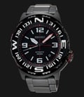 Seiko Automatic SRP447K1 Black Dial Black Stainless Steel Strap-0