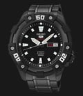 Seiko 5 Sports SRP477K1 Automatic Black Dial Black Stainless Steel Strap-0