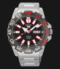 Seiko 5 Sports SRP487K1 Automatic Black Dial Stainless Steel Strap-0