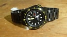 Seiko Automatic SRP499K1 Men Divers 200M Black Dial Black Stainless Steel Strap-3