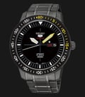 Seiko 5 Sports SRP569K1 Automatic Black Dial Black Stainless Steel Strap-0