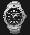 Seiko Prospex SRP585K1 Automatic Divers 200M Black Dial Stainless Steel Strap-0
