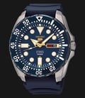 Seiko 5 Sports SRP605K2 Automatic Blue Dial Stainless Steel Case Rubber Strap-0