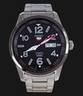 Seiko 5 Sports SRP629K1 Automatic Black Dial Stainless Steel Strap-0