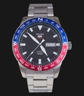 Seiko 5 Sports SRP661K1 Automatic Black Dial Stainless Steel Strap-0