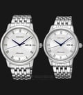 Seiko Presage SRP691J1_SRP887J1 Automatic Couple Silver Dial Stainless Steel Strap-0