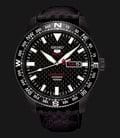 Seiko 5 Sports SRP719K1 Automatic Black Dial Black Leather Strap Limited Edition-0