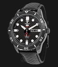 Seiko 5 Sports SRP721K1 Automatic Black Dial Black Leather Strap Limited Edition-1