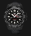 Seiko 5 Sports SRP723K1 Automatic Black Dial Black Leather Strap LIMITED EDITION-0