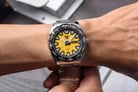 Seiko 5 Sports SRP745K1 Automatic Yellow Dial Stainless Steel Strap-6