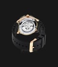 Seiko 5 Automatic SRPA58K1 Red Pattern Dial Rose-Gold Case Rubber Strap-2