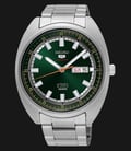Seiko 5 Sports SRPB13K1 Turtle Automatic Green Dial Stainless Steel Strap-0