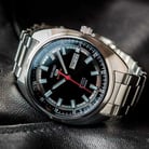 Seiko 5 Sports SRPB19K1 Turtle Automatic Black Dial Stainless Steel Strap-3