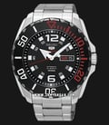 Seiko SRPB35K1 5 Sports Baby Monster Automatic Black Dial Stainless Steel-0