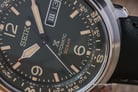 Seiko Prospex SRPD33K1 Automatic 200M Water Resistance Green Dial Green Leather Strap-6