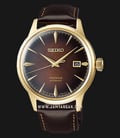 Seiko Presage SRPD36J1 Cocktail Limited Edition Automatic Brown Dial Brown Leather Strap-0