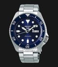 Seiko 5 Sports SRPD51K1 SKX Sports Style Automatic Blue Dial Stainless Steel Strap-0