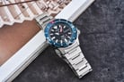Seiko Prospex SRPE27K1 Monster PADI Black Dial Stainless Steel Strap Special Edition-4