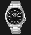 Seiko 5 Sports SRPE55K1 SKX Sports Style Automatic Black Dial Stainless Steel Strap-0