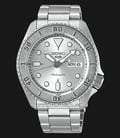 Seiko 5 Sports SRPE71K1 Street Style Automatic Silver Dial Stainless Steel Strap-0