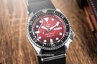 Seiko 5 Sports SRPE83K1 Brian May Limited Edition Red Dial Black Nylon Strap-4