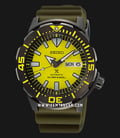 Seiko Prospex SRPF35K1 Monster Divers 200M Yellow Dial Green Rubber Strap SPECIAL EDITION-0