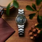 Seiko Presage SRPG07J1 Style 60s Automatic Dark Green Dial Stainless Steel Strap-3