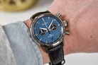 Seiko Prospex SRQ039J1 Speedtimer Mechanical Chronograph Blue Dial Black Leather Strap-9