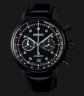 Seiko Prospex SRQ045J1 Winter Speedtimer Chronograph Black Dial Black Leather Strap Limited Edition-0