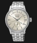Seiko Presage SSA341J1 Cocktail Time Martini Automatic Silver Texture Dial Stainless Steel Strap-0