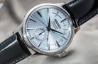 Seiko Presage SSA343J1 Cocktail Time Skydiving Automatic Ice Blue Texture Dial Black Leather Strap-5