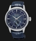 Seiko Presage Cocktail Time Limited Edition SSA361J1 Automatic Blue Starlight Dial Leather Strap-0