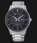Seiko Automatic SSA381K1 Neo Sports Automatic Black Pattern Dial Stainless Steel Strap-0