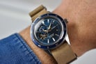 Seiko Presage SSA453J1 Style 60S Automatic Blue Dial Light Brown Synthetic Leather Strap-8