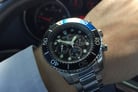 Seiko Prospex Solar SSC017P1 Divers 200M Water Resistance Chronograph Black Dial Stainless Steel-8