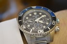 Seiko Prospex Solar SSC017P1 Divers 200M Water Resistance Chronograph Black Dial Stainless Steel-9