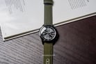 Seiko Prospex SSC295P1 Solar Military Chronograph Black Dial Green Nylon Strap-4