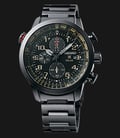 Seiko Solar SSC419P1 Sky Chronograph Black Dial Stainless Steel with Super-hard Coating-0