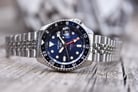 Seiko 5 Sports SSK003K1 SKX Sports Style GMT Batman Automatic Blue Dial Stainless Steel Strap-7