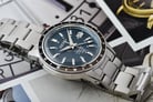 Seiko Presage SSK009J1 Style 60s Automatic GMT Blue Dial Stainless Steel Strap-7