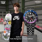 Seiko 5 Sports SSK027K1 GMT SKX Sense Style Yuto Horigome Downtown Tokyo Nights Limited Edition-4